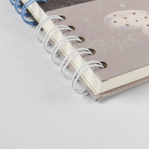 A5/A5MINI Flip/Slide Two-Piece Set Day-Night Trio High Quality Dual-Sided Spiral-Bound Hardback Diary Notebook 100 Sheets Gift