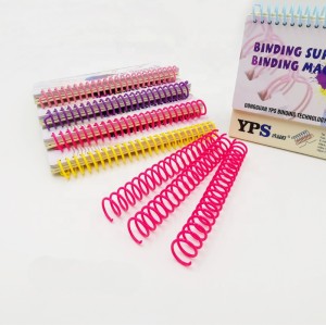 PET Plastic Spiral Binding Coil Single Loop - OEM/ODM Custom Coil Manufacturer for Commercial Printing & Stationery Production, Factory Direct Wholesale Supply