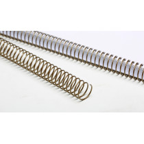 Single Spiral Binding Coil Wire Manufacturer (OEM/ODM) - Eco-friendly Iron Metal Custom Color, All Standard A/B Series Sizes, Wholesale Supply for Professional Binding Projects.