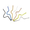 Eco-friendly Blue Nylon Coated Metal Wall Calendar Hanger 70-500 MM Length Office & School Supply
