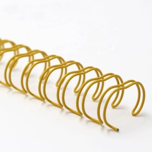 Metal Various Colors Twin Loops Binding Wire , Double Rings for A5/A4 Notebook, Office & School Binding Supplies