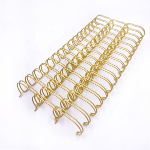 Metal Various Colors Twin Loops Binding Wire , Double Rings for A5/A4 Notebook, Office & School Binding Supplies