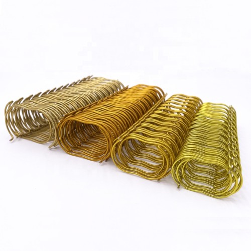 Double Loop Binding Wire OEM/ODM Factory, Metal Multiple Colors for Professional A4/A5 Notebook Binding, Commercial Office Supplies Bulk Supplier