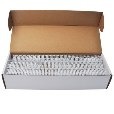 Double Loop Spiral Wire Roll Book Binding 23 Loops 2:1 Pitch Office School Supplies