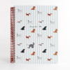 Spiral Notebook OEM ODM Manufacturer | Custom Pet Dog Pattern Diary Planners with Colorful Pages for Wholesale Office Supply & Corporate Gifting.