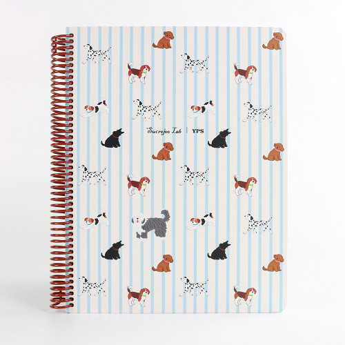 Custom Spiral Notebooks & Diary Planners OEM/ODM Supplier | Wholesale Pet Dog Pattern Notebooks with Colorful Pages for Brand Importers & Distributors