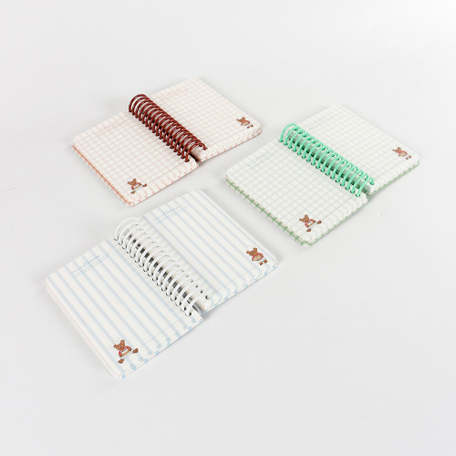 Cute Chef Bear Spiral Notebook | Freely Choose Cover Patterns, Inner Page Layouts & Wire Colors