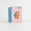 Cute Leopard Print Backpack Bear Series Spiral Notebook | Freely Customize Exclusive Names, Character Designs & Wire Colors