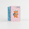 Cute Leopard Print Backpack Bear Series Spiral Notebook | Freely Customize Exclusive Names, Character Designs & Wire Colors