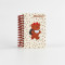 Cute Leopard Print Backpack Bear Series Spiral Notebook | Freely Customize Exclusive Names, Character Designs & Wire Colors