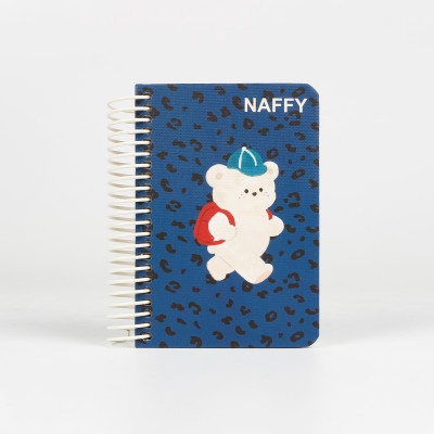 Cute Leopard Backpack Bear Series Spiral Notebook | Freely Customize Exclusive Characters, Names & Wire Colors