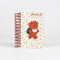 Cute Leopard Backpack Bear Series Spiral Notebook | Freely Customize Exclusive Characters, Names & Wire Colors