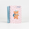 Cute Leopard Backpack Bear Series Spiral Notebook | Freely Customize Exclusive Characters, Names & Wire Colors