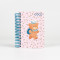 Cute Leopard Backpack Bear Series Spiral Notebook | Freely Customize Exclusive Characters, Names & Wire Colors