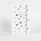 Blue Striped Puppy Hardcover Elastic Notebook | Supports Custom Text/Logo & Inner Page Format Customization
