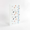Blue Striped Puppy Hardcover Elastic Notebook | Supports Custom Text/Logo & Inner Page Format Customization