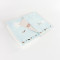 Blue Striped Puppy Hardcover Elastic Notebook | Supports Custom Text/Logo & Inner Page Format Customization