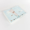 Customizable Light Blue Plaid Puppy Hardcover Elastic Notebook | Supports Custom Text/Logo & Free Inner Page Selection