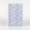 Cute A5 MINI Spiral Journal for Girls - Cat & Coffee Daily Planner Diary