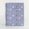 YPS A4 Spiral Notebook - Cute Cat & Coffee Pastel Journal