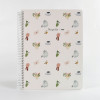 YPS A4 Spiral Notebook - Cute Cat & Coffee Pastel Journal