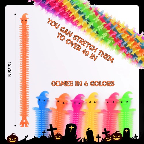 Halloween TPR Stretchable Anti-Pressure Handband Toy Fidget Stretchy Strings Stress Relief Toys