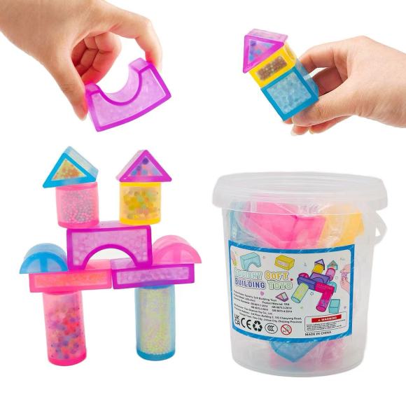 TPR Building toys that can be stretched and kneaded - ideal gifts for birthday and festival parties