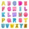 Playgoro TPR English letter stress toys stretched and kneaded ideal gifts for birthday party kids