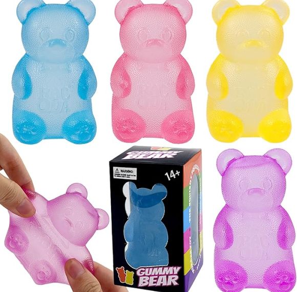 Gummy Bear & Sugar Maltose Ball Toy Designs Anxiety Relief Focus Toy Stress Ball