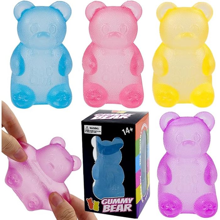 Gummy Bear & Sugar Maltose Ball Toy Designs Anxiety Relief Focus Toy Stress Ball