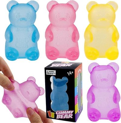 Gummy Bear & Sugar Maltose Ball Toy Designs Anxiety Relief Focus Toy Stress Ball