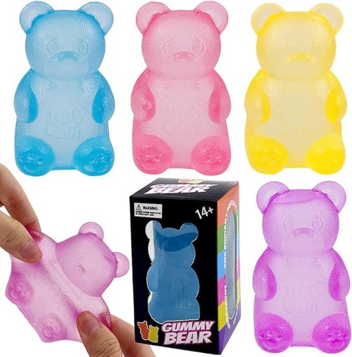 Gummy Bear & Sugar Maltose Ball Toy Designs Anxiety Relief Focus Toy Stress Ball