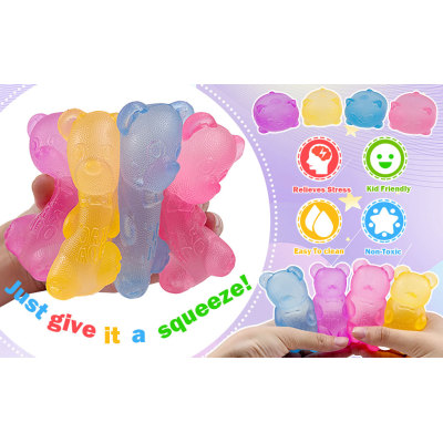 Gummy Bear & Sugar Maltose Ball Toy Designs Anxiety Relief Focus Toy Stress Ball