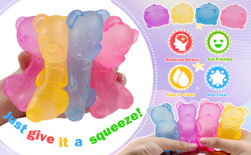 Gummy Bear & Sugar Maltose Ball Toy Designs Anxiety Relief Focus Toy Stress Ball