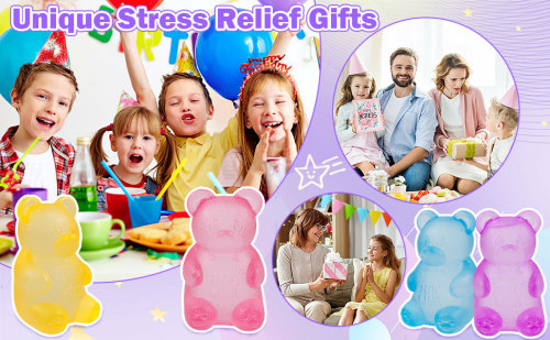 Gummy Bear & Sugar Maltose Ball Toy Designs Anxiety Relief Focus Toy Stress Ball