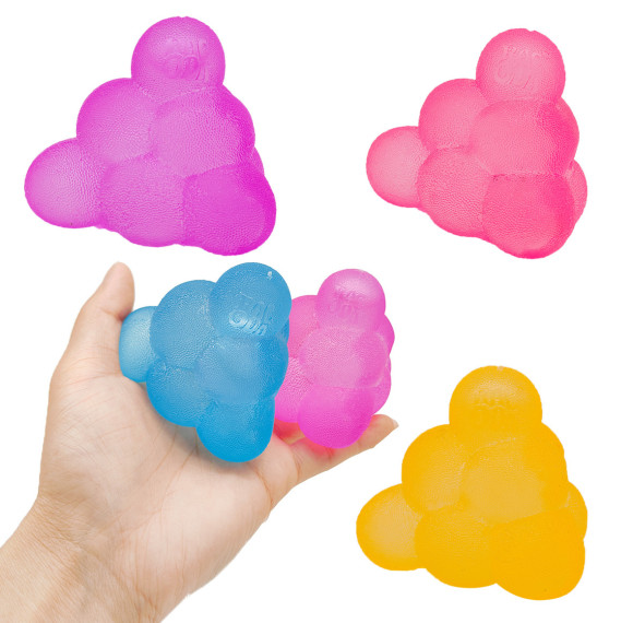 Frosted Triangle Ice Cube Squishy Toy Anxiety Relief and Focus Soft Sensory Squishy Toys