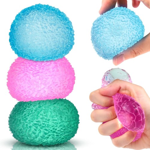 Soft Sensory Squeeze Stress Ball Textured Fidget Toys for Kids Adults Anxiety Relief Party Gifts