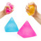 Frosted Triangle Ice Cube Squishy Toy Anxiety Relief and Focus Soft Sensory Squishy Toys