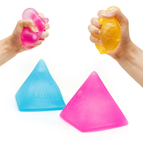 Frosted Triangle Ice Cube Squishy Toy Anxiety Relief and Focus Soft Sensory Squishy Toys