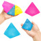 Frosted Triangle Ice Cube Squishy Toy Anxiety Relief and Focus Soft Sensory Squishy Toys