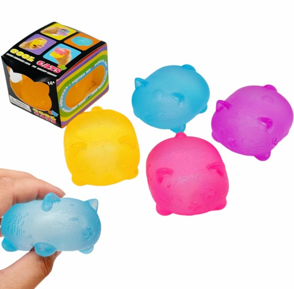 Gummy cat & Sugar Maltose Ball Toy Designs Anxiety Relief Focus Toy Stress Ball