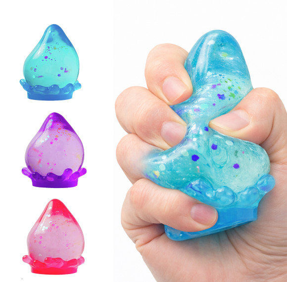 Gummy Water Drop & Sugar Maltose Ball Toy Designs Anxiety Relief Focus Toy Stress Ball