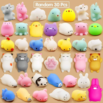 Mochi Squishy Toys Mini Kawaii Squishy Fidget Toys Gift for Easter Basket Stuffers Egg Fillers