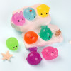 Mochi Marine animal Squishy Toys Mini Kawaii Fidget Toys Gift for Easter Basket Stuffers Egg Fillers