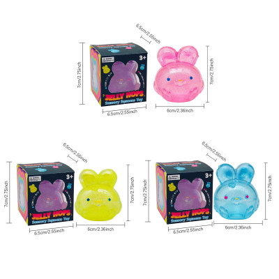 Mochi Rabbit Squishy Toys Mini Kawaii Fidget Toys Gift for Easter Basket Stuffers Egg Fillers