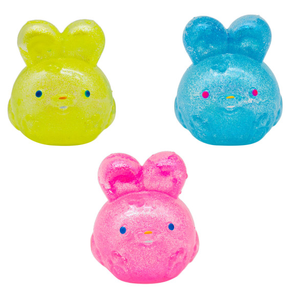 Mochi Rabbit Squishy Toys Mini Kawaii Fidget Toys Gift for Easter Basket Stuffers Egg Fillers