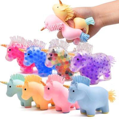 Water Unicorn horse Soft stress-relieving toy in the shape of a bubble bead absorbent bead fruit gel