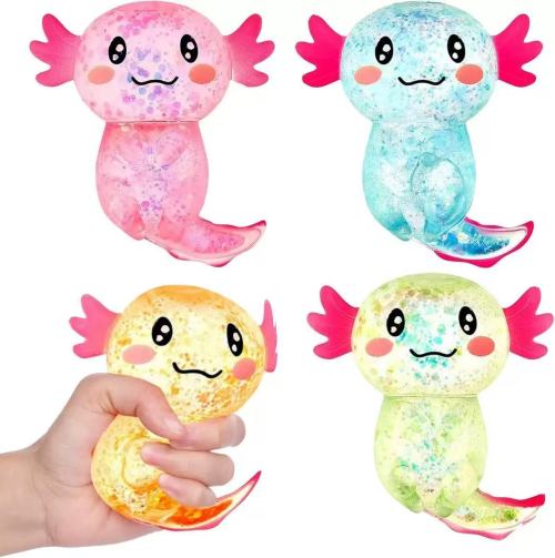 Lace-furred salamander animal maltose stress toys gifts for kids birthday and festival parties toys