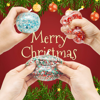 Apple Soft stress-relieving toy in the shape of a bubble bead absorbent bead fruit gel