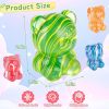 Bear-shaped stress relief toy textured maltose venting toy for kids party birthday holiday gift